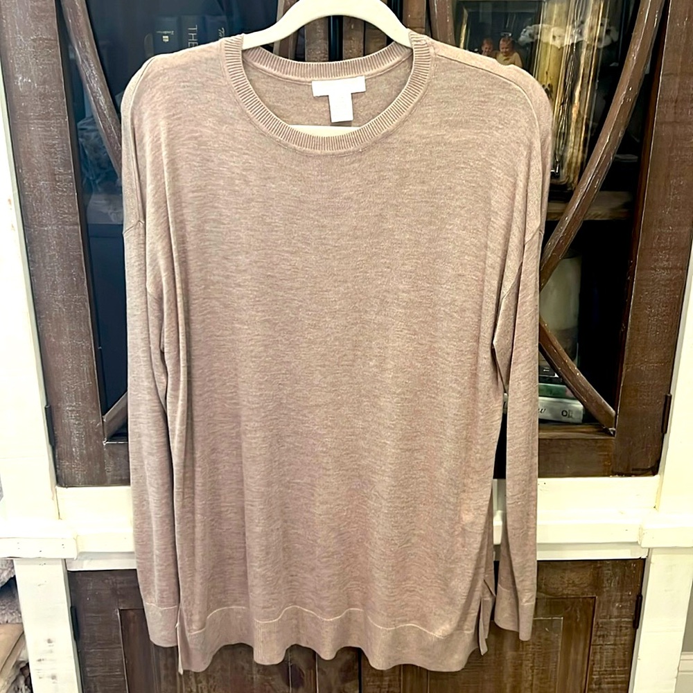 H&M tan sweater